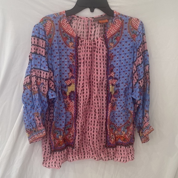 Anthropologie | BEADED PEASANT BLOUSE | XS - Picture 6 of 8